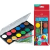 Útiles Y Kits Escolares | Materiales Y Productos De Arte< Acuarela Escolar Faber Castell X 12 Deckfarben Watercolours