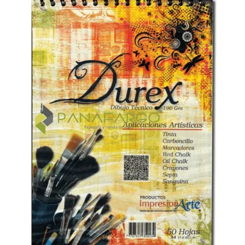 Materiales Y Productos De Arte | Materiales Para Lettering Y Caligrafía< Block Bitácora Papel Durex 190 gs X 50 Hojas Duopapel