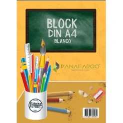 Útiles Y Kits Escolares< Block Din A4 y A3 Sin o Con Rotulado x 20 Hojas Bond | Panafargo