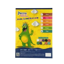 Papeleria | Materiales Para Maquetas Escolares< Block papel de construccion 50 Hojas | Papeleria Panafargo