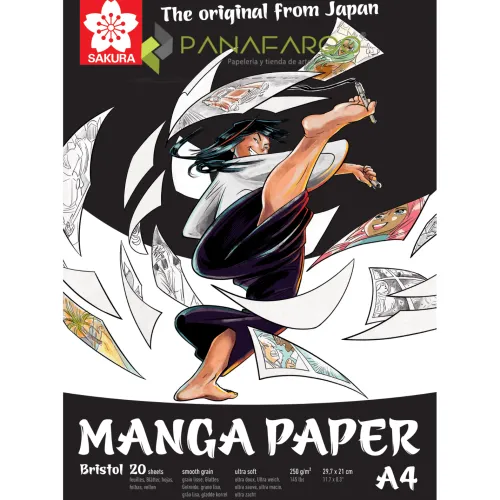 Papeleria< Block papel manga marca Sakura - Panafarto (tu mejor opción)
