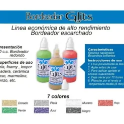 Materiales Y Productos De Arte< bordeador para tela, escarchado Bordaliquido