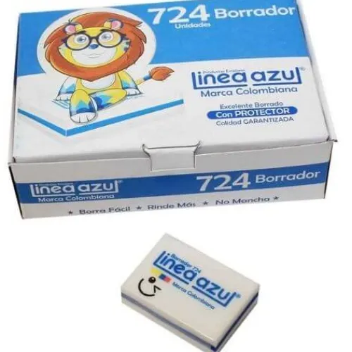 Útiles Y Kits Escolares | Suministros E Insumos De Oficina< Borrador Linea Azul Pequeño Nata 724 Caja por 24