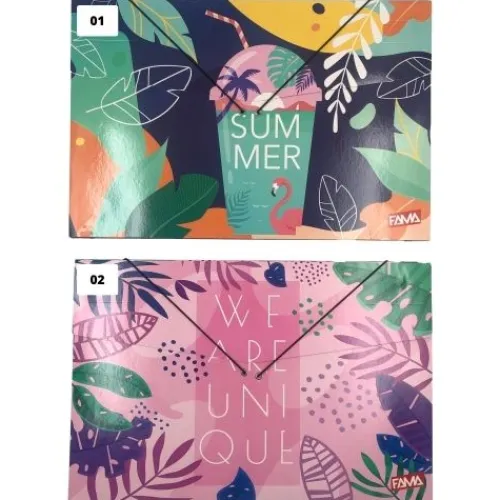 Papeleria | Útiles Y Kits Escolares< Carpeta Fuelle Escolar Cartón Fama X UND