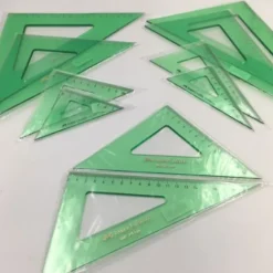 Papeleria | Útiles Y Kits Escolares< cartabon escuadra Faber Castell Verde Transparente Varios Tamaños