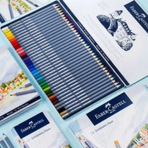 Útiles Y Kits Escolares | Lápices De Colores Escolares< Colores Faber Castell Goldfaber De Caja Metálica X48-X36-24