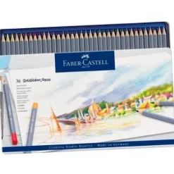 Útiles Y Kits Escolares | Lápices De Colores Escolares< Colores Faber Castell Goldfaber De Caja Metálica X48-X36-24