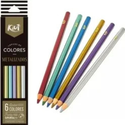 Útiles Y Kits Escolares | Lápices De Colores Escolares< colores kiut metalizados x6