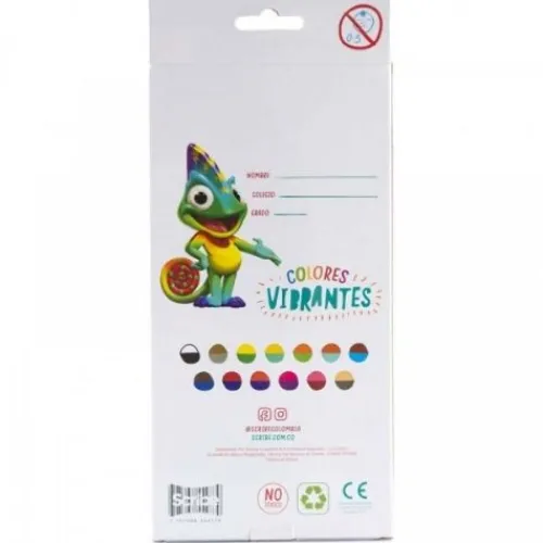 Útiles Y Kits Escolares | Lápices De Colores Escolares< Colores Scribe Doble Punta Caja De 26 Colores