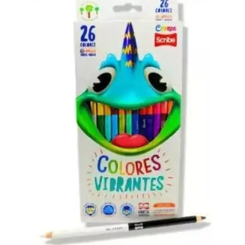 Útiles Y Kits Escolares | Lápices De Colores Escolares< Colores Scribe Doble Punta Caja De 26 Colores