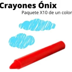 Materiales Y Productos De Arte | Materiales Para Pintar Cuadros< Crayones Ónix - Paquete X10 Unidades De Un Color