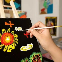 Materiales Y Productos De Arte | Acuarelas< Delineador en pincel blanco fino - cerdas suaves corona | Panafargo
