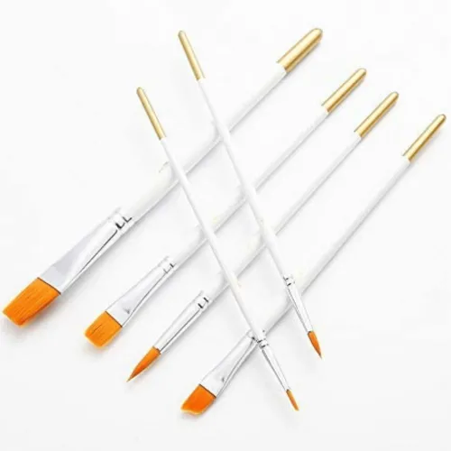 Materiales Y Productos De Arte | Acuarelas< Delineador en pincel blanco fino - cerdas suaves corona | Panafargo