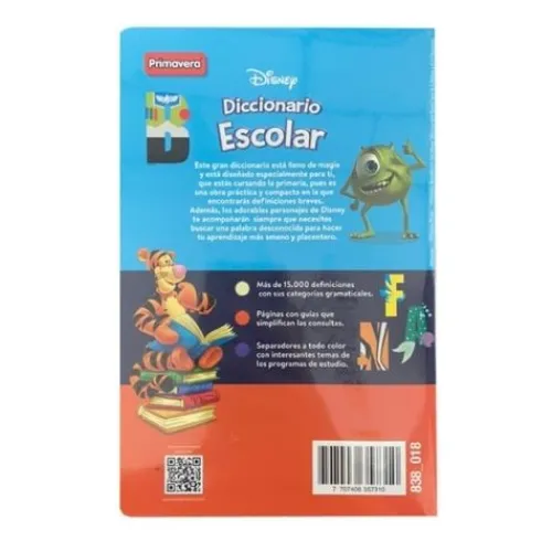 Útiles Y Kits Escolares | Suministros E Insumos De Oficina< Diccionario Escolar Disney Infantil Primavera