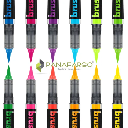 Materiales Y Productos De Arte | Materiales Para Lettering Y Caligrafía< Estuche por 12 de marcadores Karin neon - Panafargo