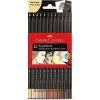 Materiales Y Productos De Arte< faber castell súper soft, lápices tonos piel x12