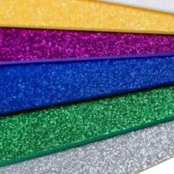 Papeleria | Materiales Para Maquetas Escolares< Fomi Escarchado - Tamaños Carta Y 4 Cartas De Todos Los Colores