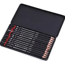 Materiales Y Productos De Arte | Productos Y Materiales Para Caligrafía< Juego De Lápices De Dibujo X12 En Todos Las Gamas