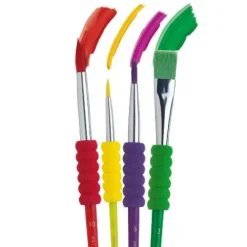 Útiles Y Kits Escolares | Materiales Y Productos De Arte< kit de pinceles x4, faber castell soft touch