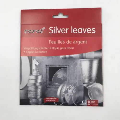 Materiales Y Productos De Arte | Materiales Para Pintar Cuadros< Laminillas Doradas y Plata - Paquete X25 Laminillas
