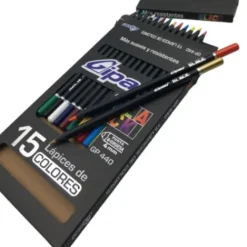 Útiles Y Kits Escolares | Materiales Y Productos De Arte< lapices de color Gipao Black, caja x30 y x15 unidades