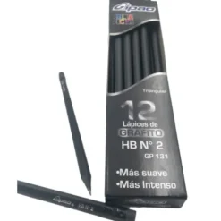 Útiles Y Kits Escolares | Lápices De Dibujo Y Escritura< lapiz hb 2 Marca Gipao de la linea Black