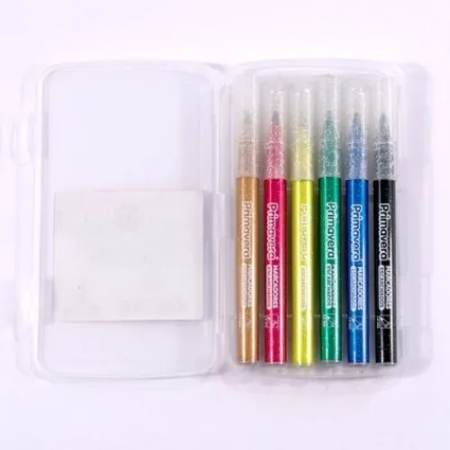 Suministros E Insumos De Oficina | Insumos De Escritura< Marcador Escarchado X 6 Primavera Punta 3.8 mm