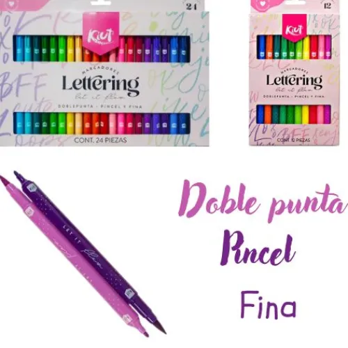 Materiales Y Productos De Arte | Materiales Para Lettering Y Caligrafía< Marcadores doble punta para lettering Kiut | Panafargo