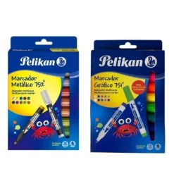 Útiles Y Kits Escolares | Marcadores Escolares De Colores< Marcadores Gráficos Pelikan - En Colores Metalicos Y Primarios