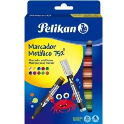 Útiles Y Kits Escolares | Marcadores Escolares De Colores< Marcadores Gráficos Pelikan - En Colores Metalicos Y Primarios