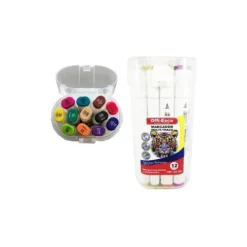 Útiles Y Kits Escolares | Marcadores Escolares De Colores< Marcadores Offi Esco doble punta, punta biselada y fina