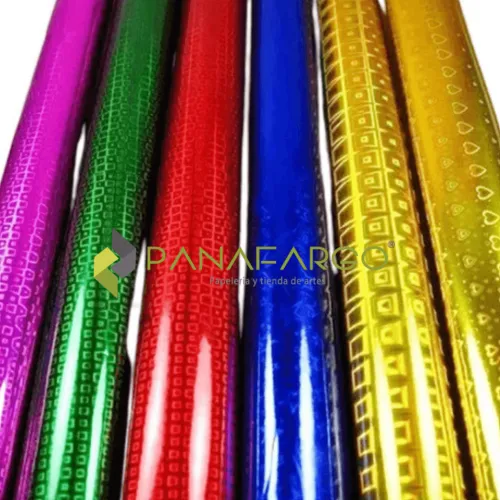 Papeleria | Materiales Y Productos De Arte< Papel holografico x5 pliegos | Papeleria Panafargo