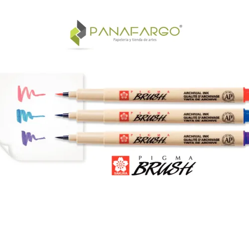 Papeleria | Materiales Y Productos De Arte< Pigma brush marcadores Sakura para lettering + Panafargo