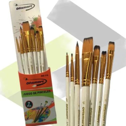 Materiales Y Productos De Arte | Materiales Para Pintar Cuadros< Pinceles Ofismart X 7 | Panafargo