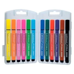 Materiales Y Productos De Arte | Materiales Para Lettering Y Caligrafía< Plumones Jumbo Offiesco - X12 Triangulares Lavables