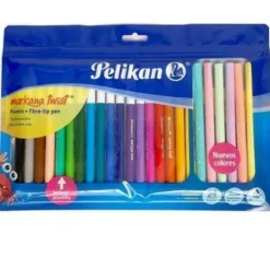 Materiales Y Productos De Arte | Materiales Para Lettering Y Caligrafía< Plumones Pelikan Markana Twist Paquete De 18 + 6