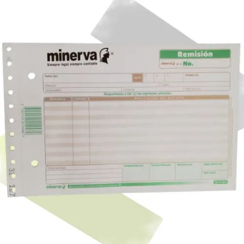 Suministros E Insumos De Oficina | Formas Preimpresas Administrativas< Remisión Minerva Bond X 50 Hojas Ref 3015