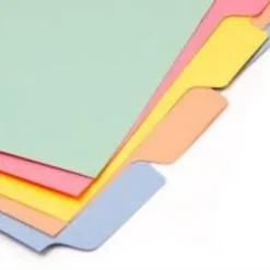 Útiles Y Kits Escolares | Productos Universitarios< Separador De Hojas Y Archivos En Cartulina De Colores Tamaño Carta