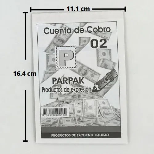 Suministros E Insumos De Oficina | Formas Preimpresas Administrativas< Talonario Cuenta De Cobro Periódico - En Todos Los Tamaños
