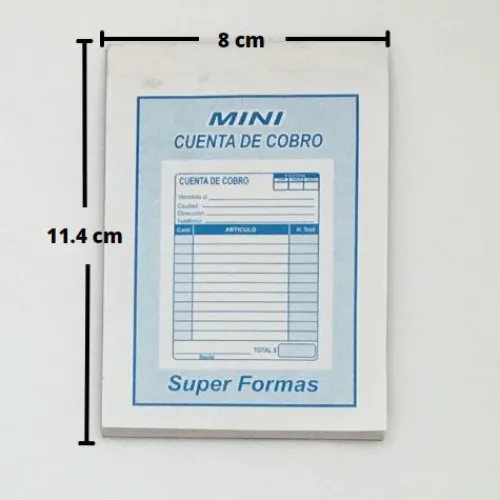 Suministros E Insumos De Oficina | Formas Preimpresas Administrativas< Talonario Cuenta De Cobro Periódico - En Todos Los Tamaños